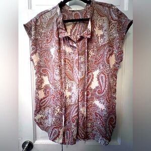 Paisley Print Women's Top